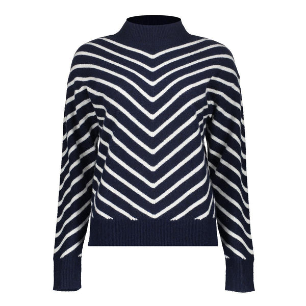 Pull stripes turtleneck