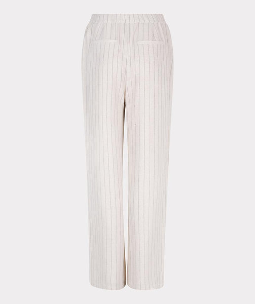 Trousers linen stripe