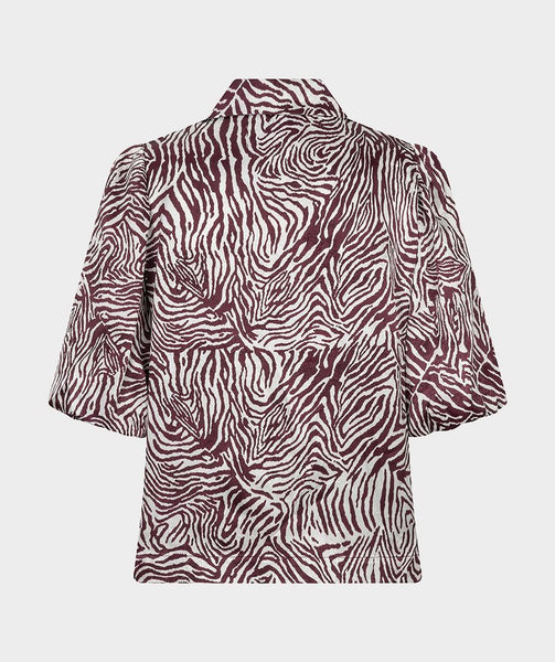 Blouse wide s/slve Zebra