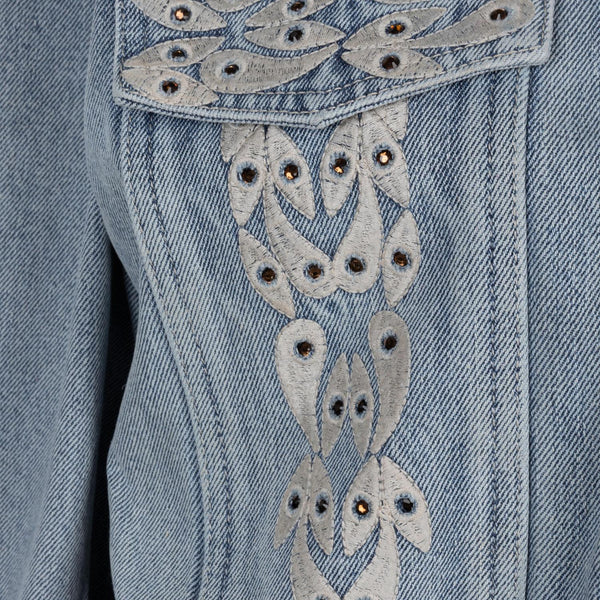 Jacket jeans embellishment