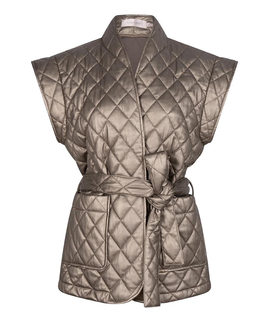 Gilet padded pu