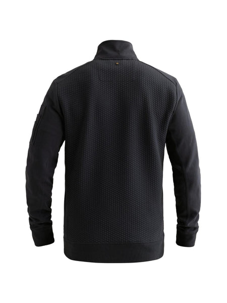 Zip jacket jacquard interlock