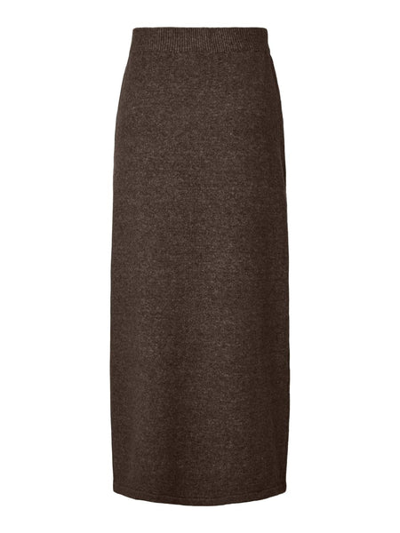 PCSALLY MW ANKLE SKIRT KNT CP