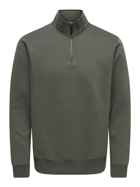 ONSCERES HALF ZIP SWEAT NOOS