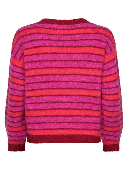 Cardigan ginny fuchsia/red