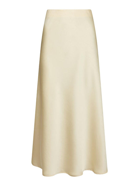 Vicky sateen skirt yellow