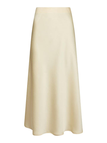 Vicky sateen skirt yellow