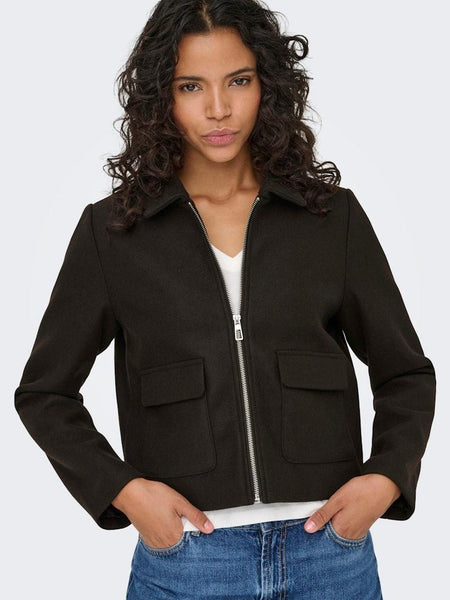 ONLVELA ZIP SHORT JACKET OTW