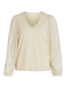 VIFARY V-NECK L/S TOP