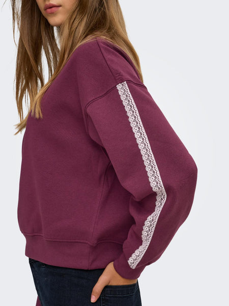 ONLBEAUTY L/S CREW NECK CS SW