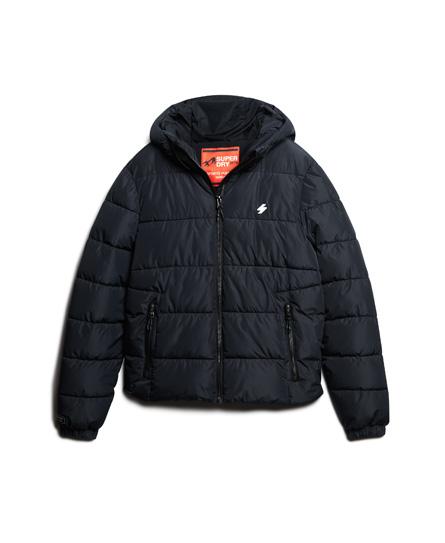 Hooded sports puffer M5011827A