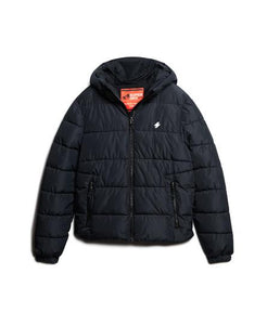 Hooded sports puffer M5011827A