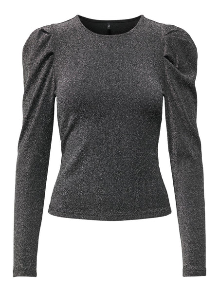 ONLRICH L/S GLITTER PUFF TOP