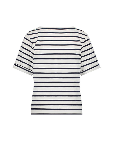 Terry stripe short sleeve