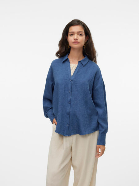 VMMELANEY QUEENY LS SHIRT WVN