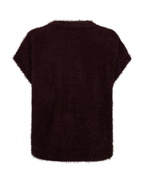 Sleeveless fuzzy