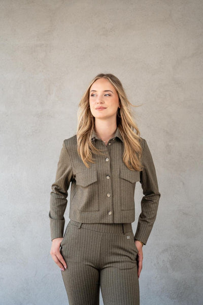 FleurK Knit Pinstripe