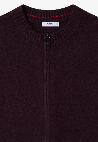 NOS_Cosy Zipper cardigan