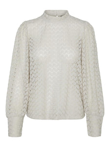 VMBECCA HIGH NECK LACE TOP JR
