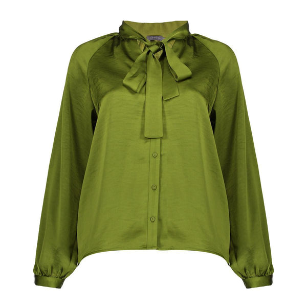 Blouse with bow
