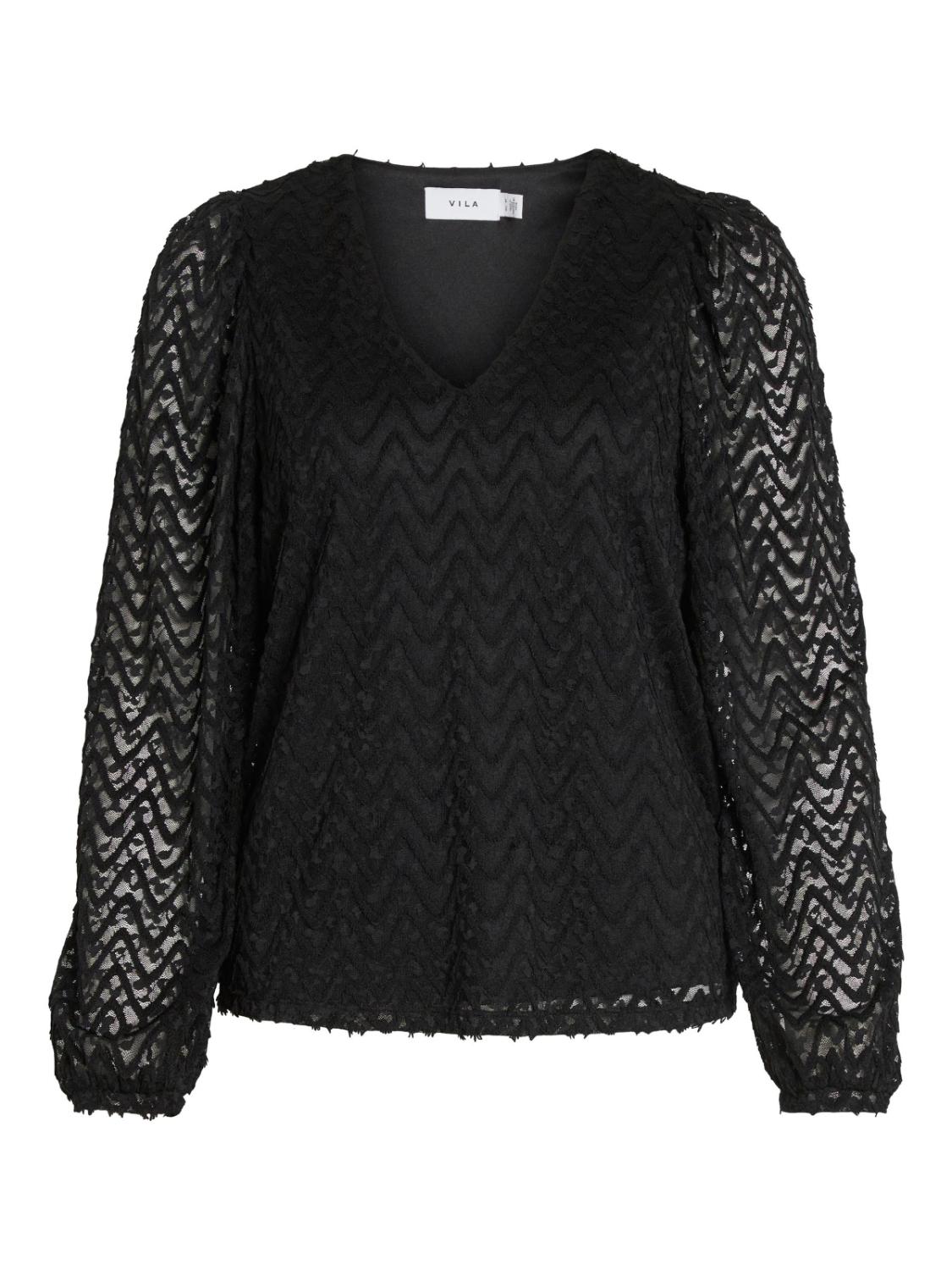 VIFARY V-NECK L/S TOP