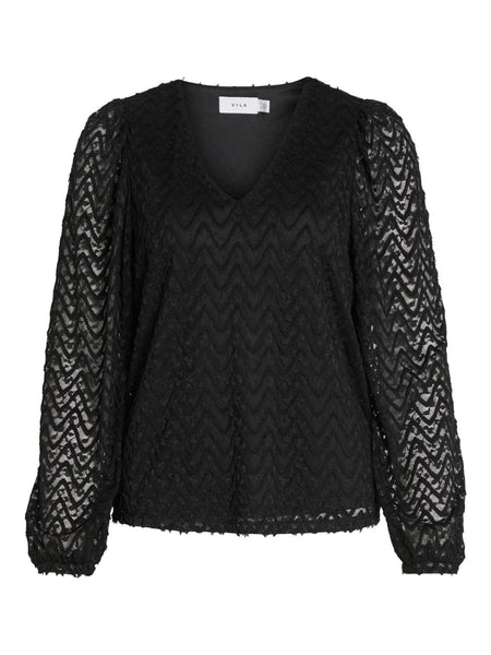 VIFARY V-NECK L/S TOP