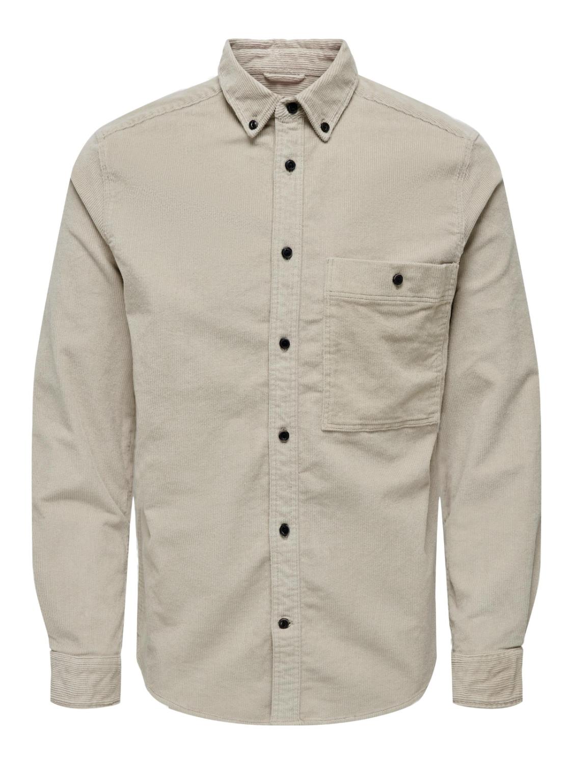 ONSNEWTERRY REG CORD LS SHIRT