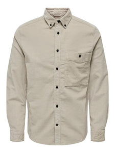 ONSNEWTERRY REG CORD LS SHIRT