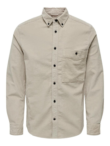 ONSNEWTERRY REG CORD LS SHIRT