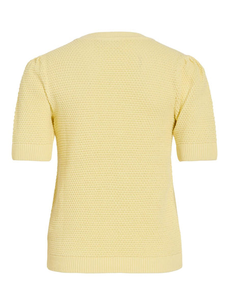 VIDALO O-NECK S/S KNIT TOP -