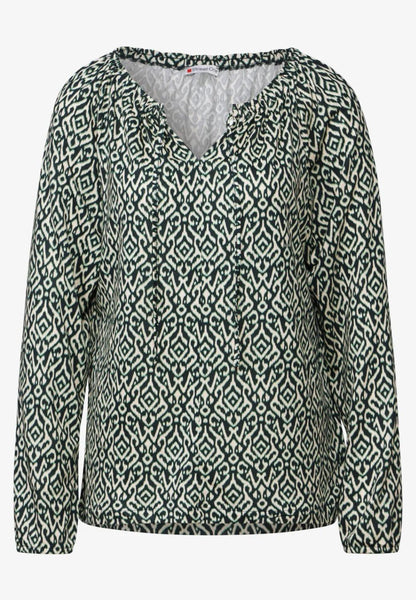 LTD QR printed raglan shirt w