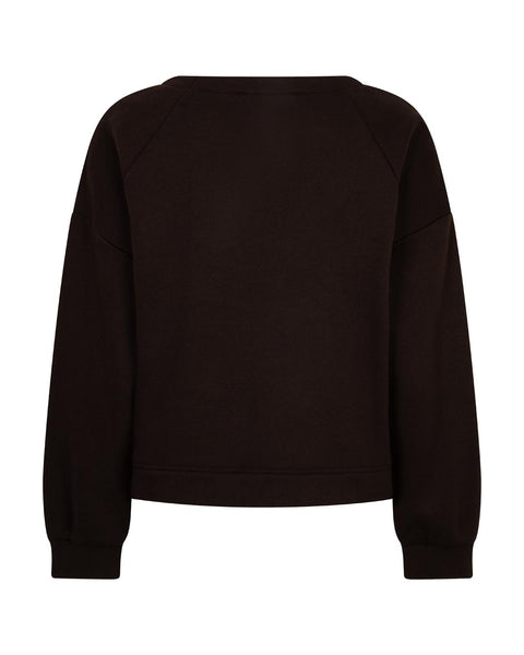 Terry sweater chestprint