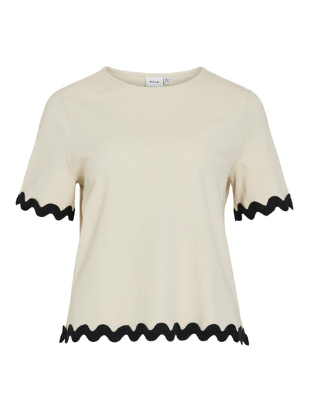 VICALISA O-NECK 2/4 TOP