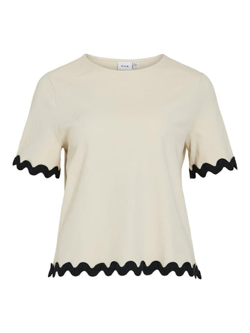 VICALISA O-NECK 2/4 TOP