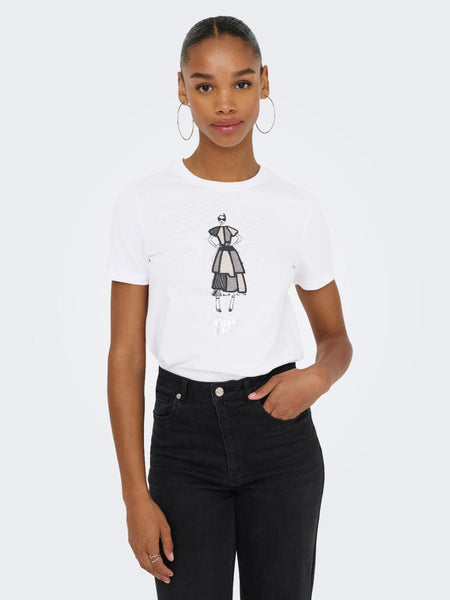 ONLEMMA LIFE REG S/S LADY TOP