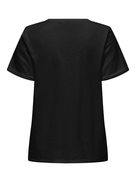 ONLLINE LIFE S/S O-NECK PRINT