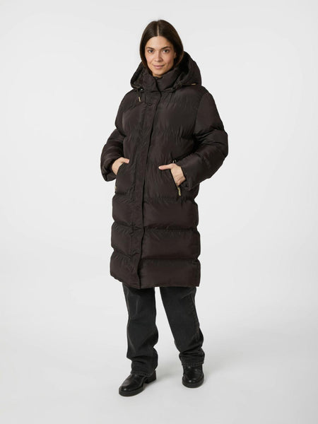 Lucette puffer jacket brown