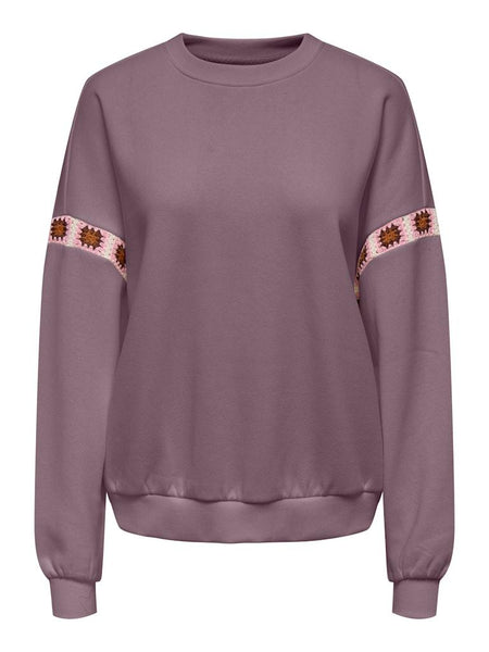 ONLLUNI L/S O-NECK EMBROIDERY