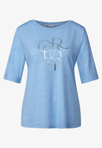 SOL_GREAT partprint shirt w.3