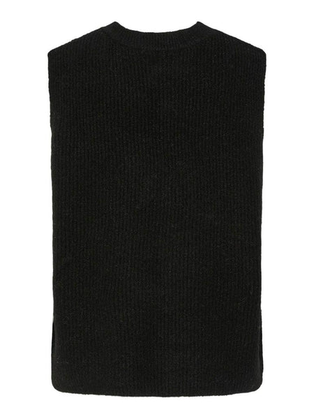 PCSILLY SL REV TIE VEST KNIT