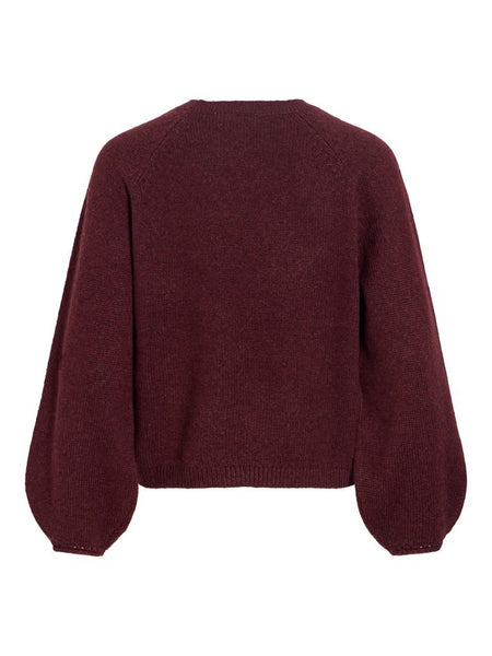 VISAPNA O-NECK L/S KNIT TOP/P