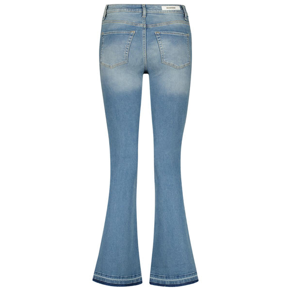 Jeans faye split mid blue