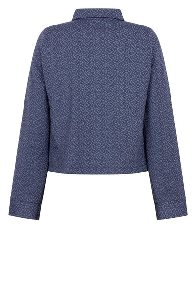 Jacquard jacket jane blue