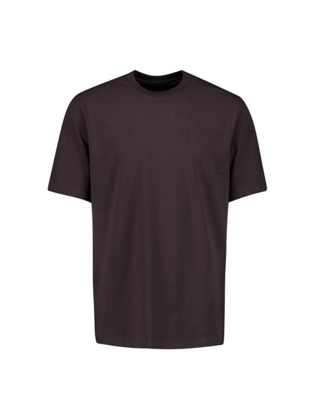 T-shirt crewneck dark brown
