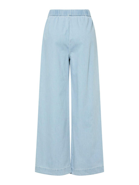 PCSMIDI HW WIDE LEG DENIM PAN