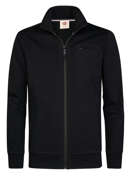 Men Sweater Collar Zip