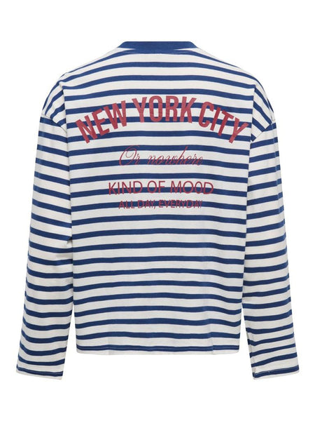 ONLFREJA L/S STRIPE TOP CC JR