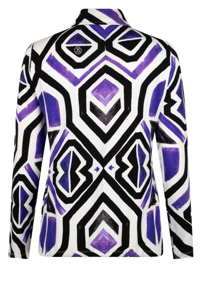 Print viscose blouse 234Judith