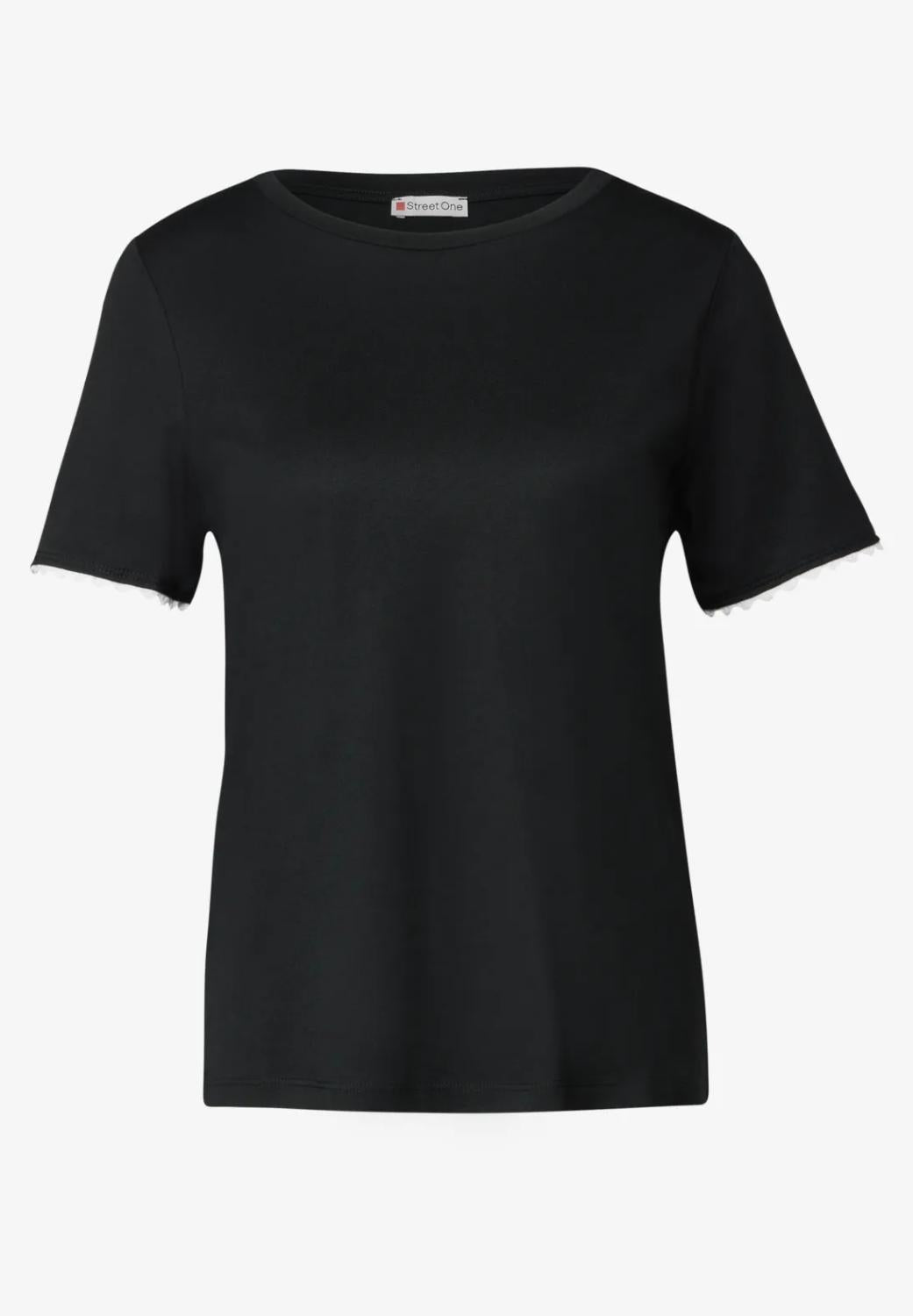 printed jersey top