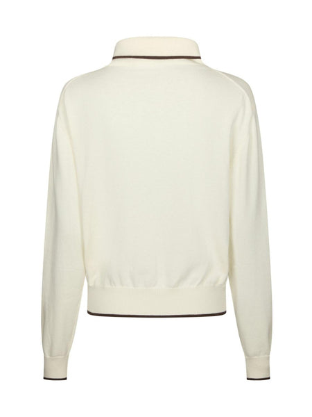Sylena stitch knit ivory